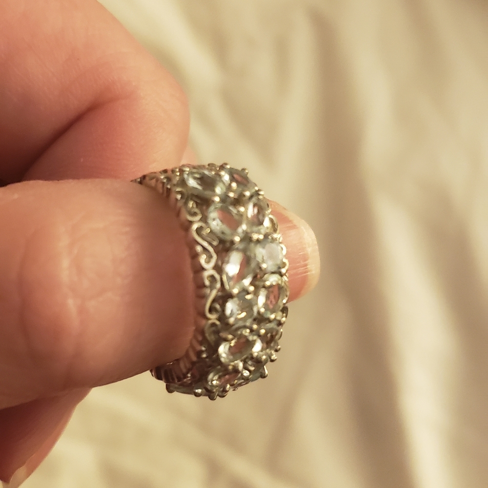 Aquamarine ring